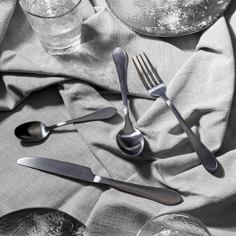 Couverts en acier gris - Cucina - Kare Design