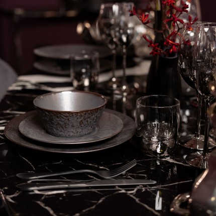 Bols Cosmos noirs 15cm set de 4 Kare Design