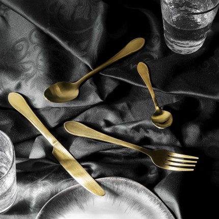 Cutlery Cucina gold (16-part) Kare Design Cutlery Cucina gold (16-part) Kare Design