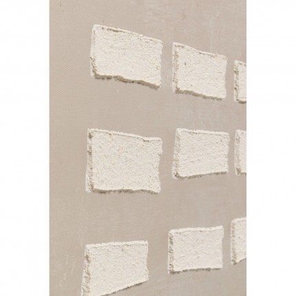 Tableau Frame Art Row 100x100cm beige Kare Design