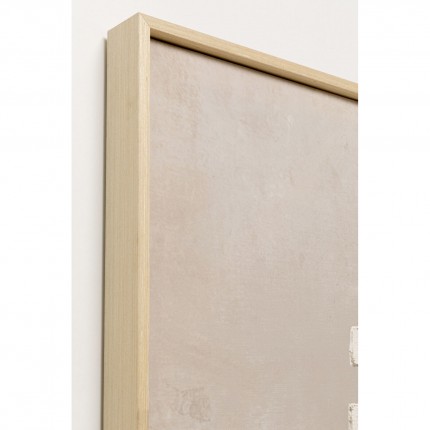 Tableau Frame Art Row 100x100cm beige Kare Design