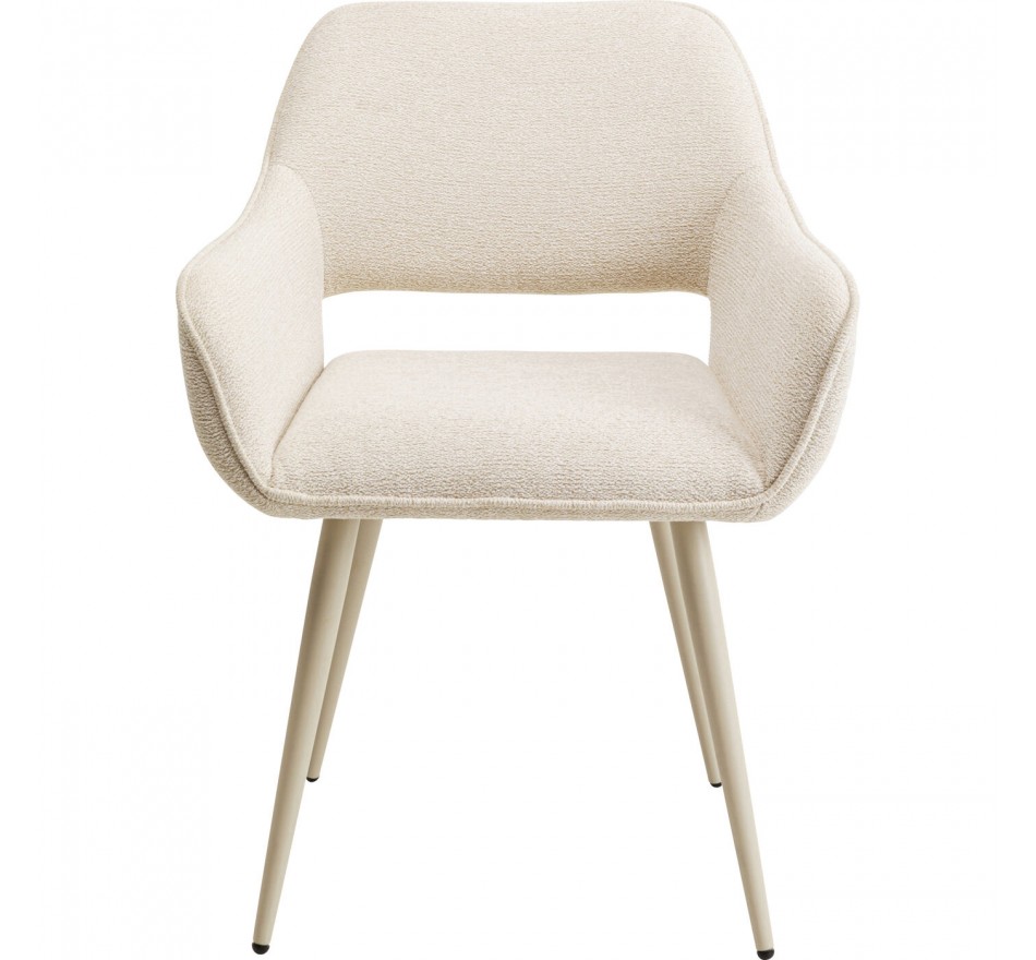 Chair with armrests San Francisco cream Kare Design Chair with armrests San Francisco cream Kare Design