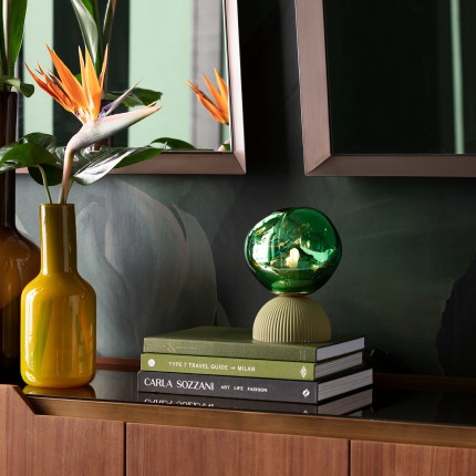 Lampe Magic Ball 21cm verte Kare Design
