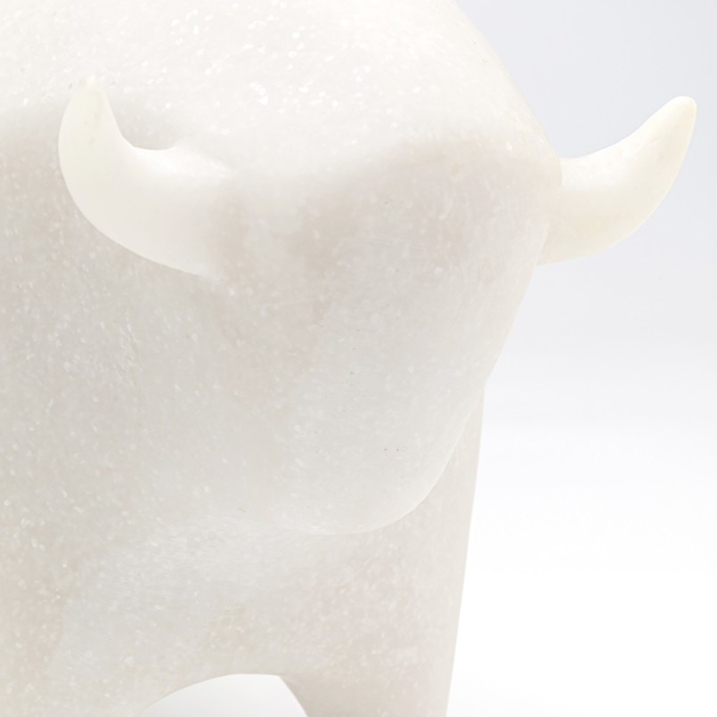 Déco taureau blanc - Soft - Kare Design