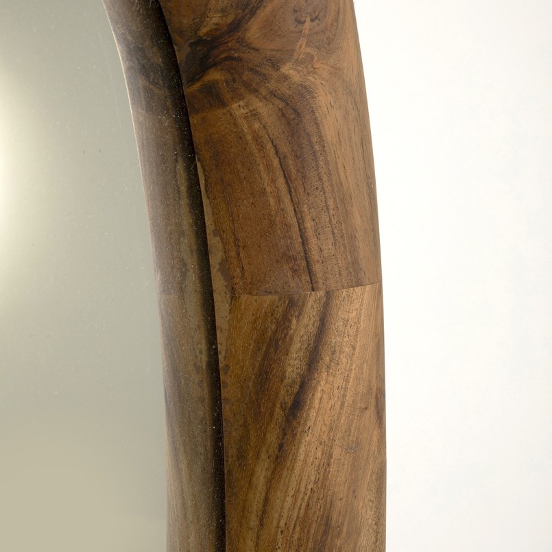 Miroir forme allongée en acacia - Jorge - Kare Design