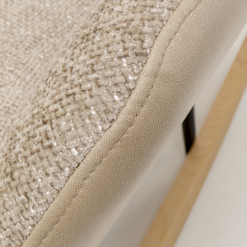 Fauteuil à bascule beige - Romeo - Kare Design