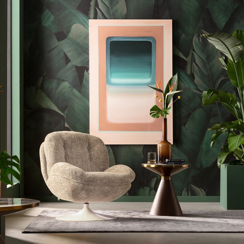 Tableau rectangles bleu et beige - Tendency - Kare Design