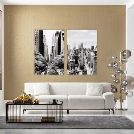 Tableau en verre rues de New York 80x120cm Kare Design