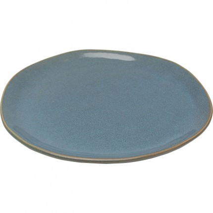 Assiettes Organic 20cm bleues set de 4 Kare Design