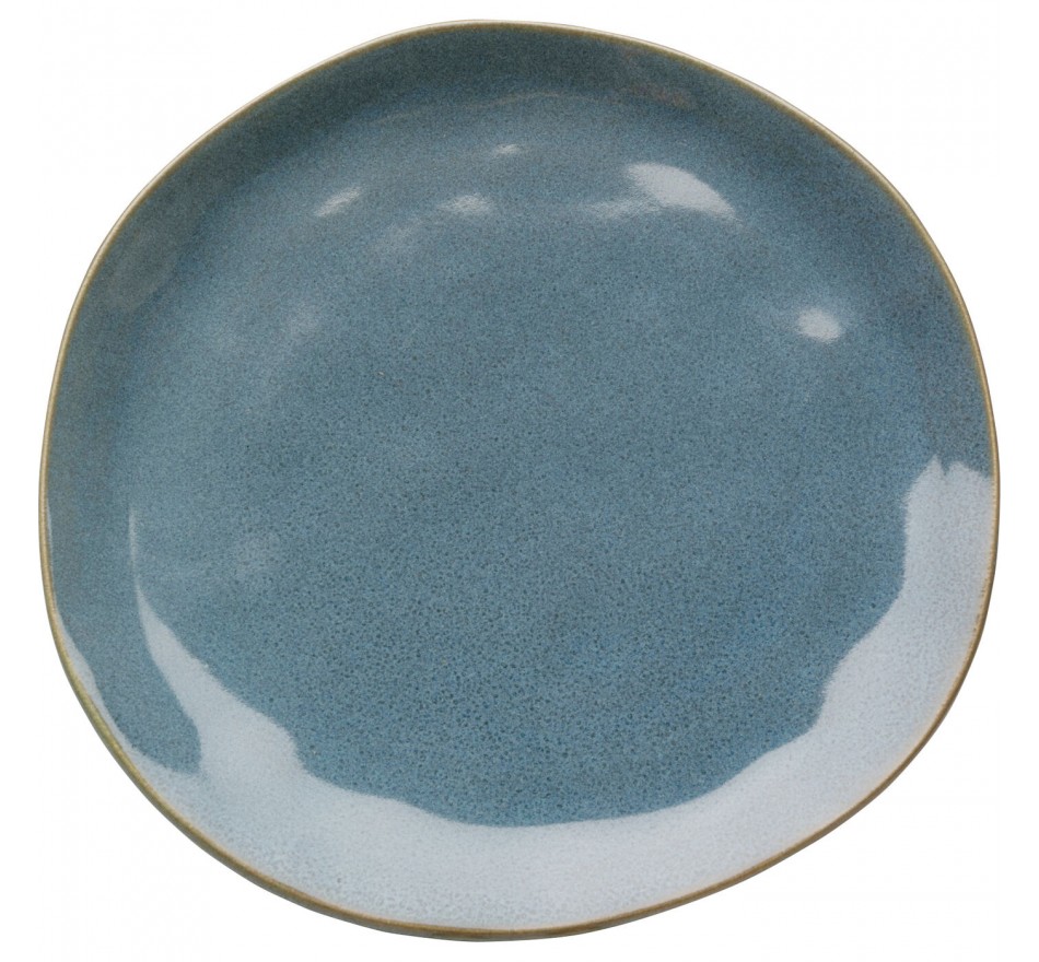 Assiettes Organic 20cm bleues set de 4 Kare Design Assiettes Organic 20cm bleues set de 4 Kare Design