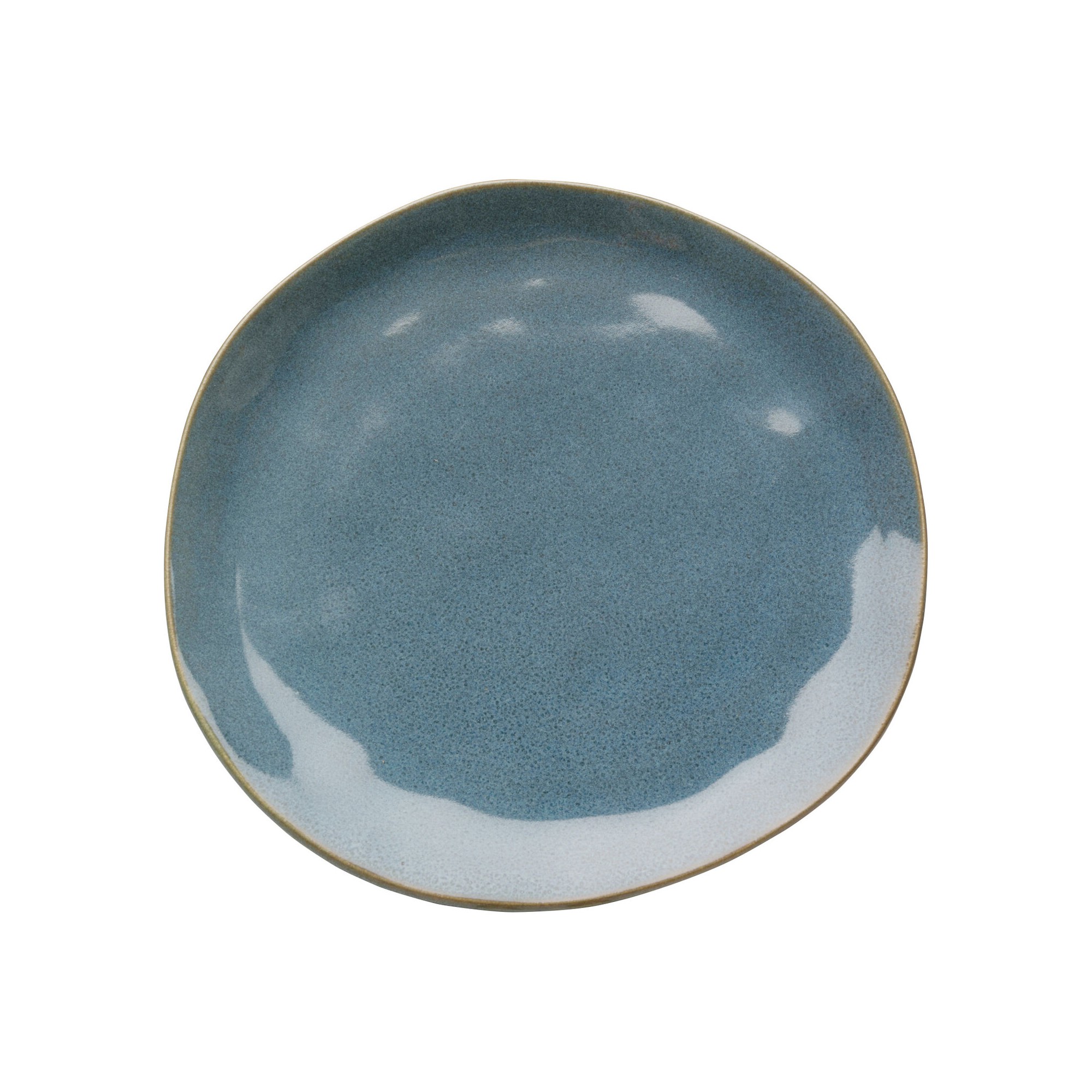 Assiettes Organic 20cm bleues set de 4 Kare Design