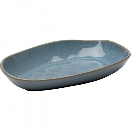Assiettes Organic 25cm bleues set de 4 Kare Design