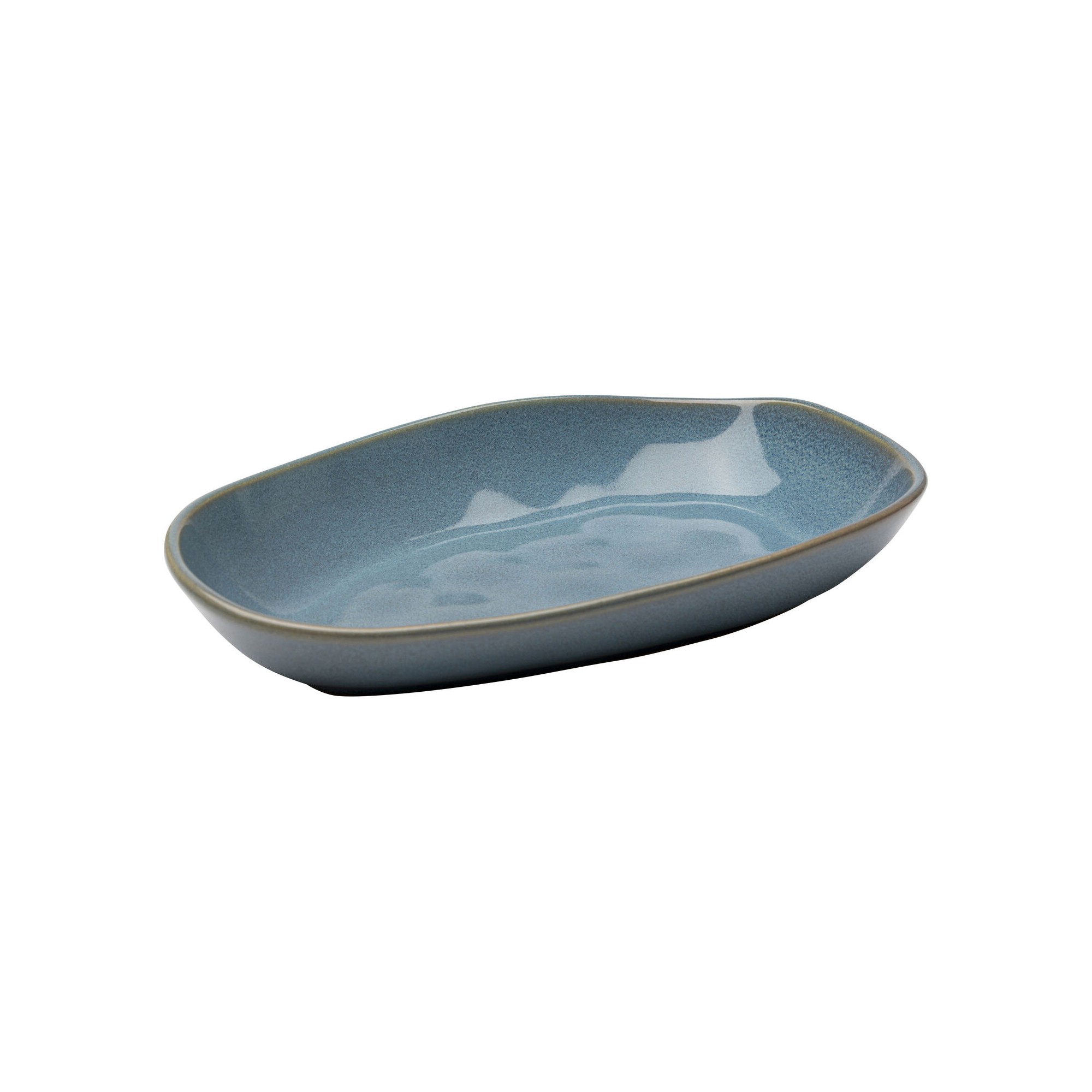 Assiettes Organic 25cm bleues set de 4 Kare Design
