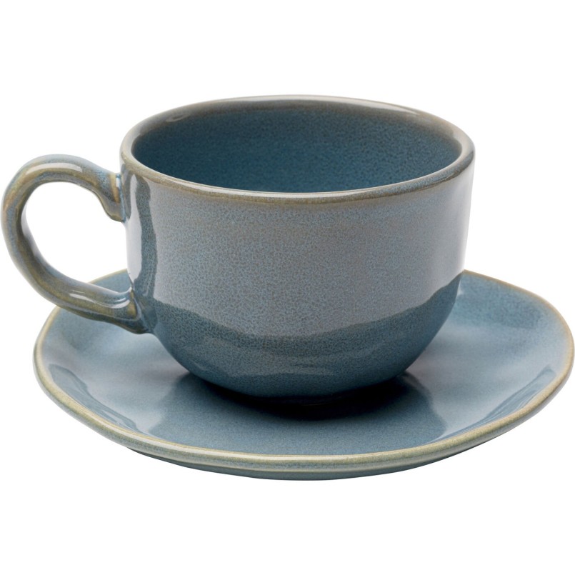 Tasses à café en faïence bleue - Organic - Kare Design