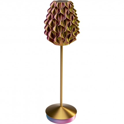 Lampe Swirl Sunrise dorée Kare Design