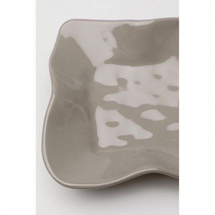 Plat Organic taupe Kare Design