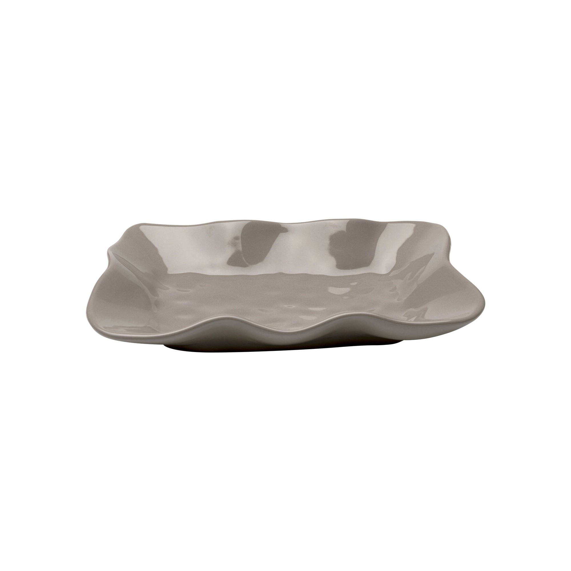 Plat Organic taupe Kare Design