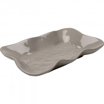Plat Organic taupe Kare Design