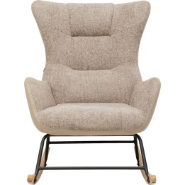 Fauteuil à bascule beige - Romeo - Kare Design