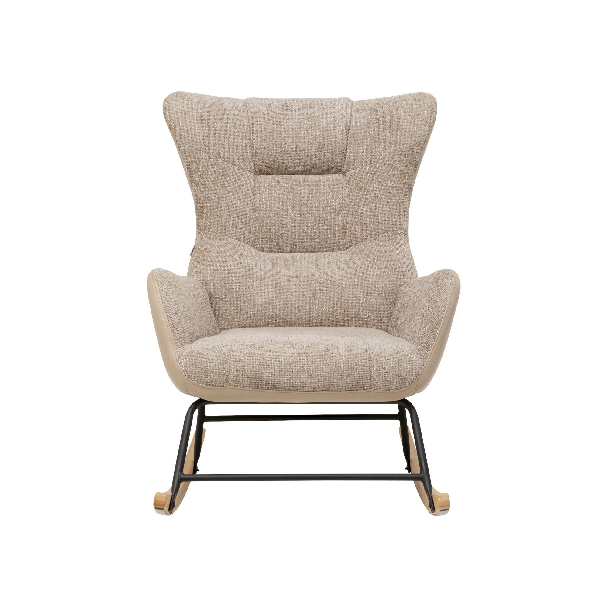 Fauteuil à bascule Romeo beige Kare Design