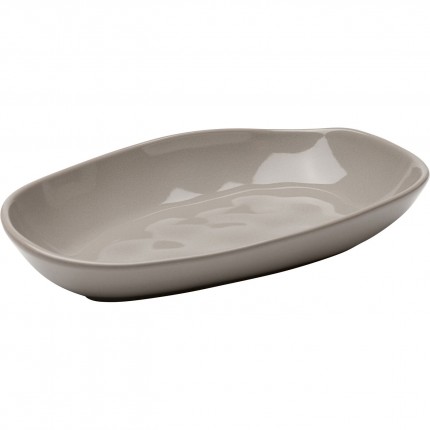 Assiettes Organic 25cm taupe set de 4 Kare Design