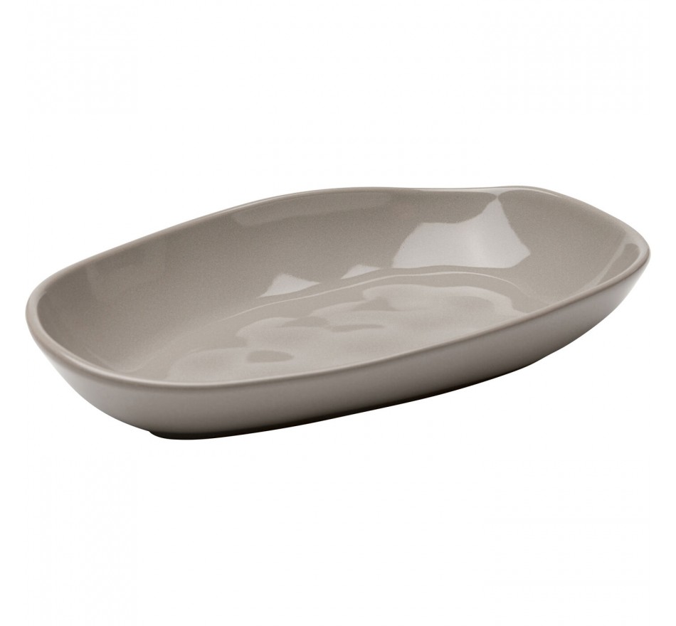 Assiettes Organic 25cm taupe set de 4 Kare Design Assiettes Organic 25cm taupe set de 4 Kare Design