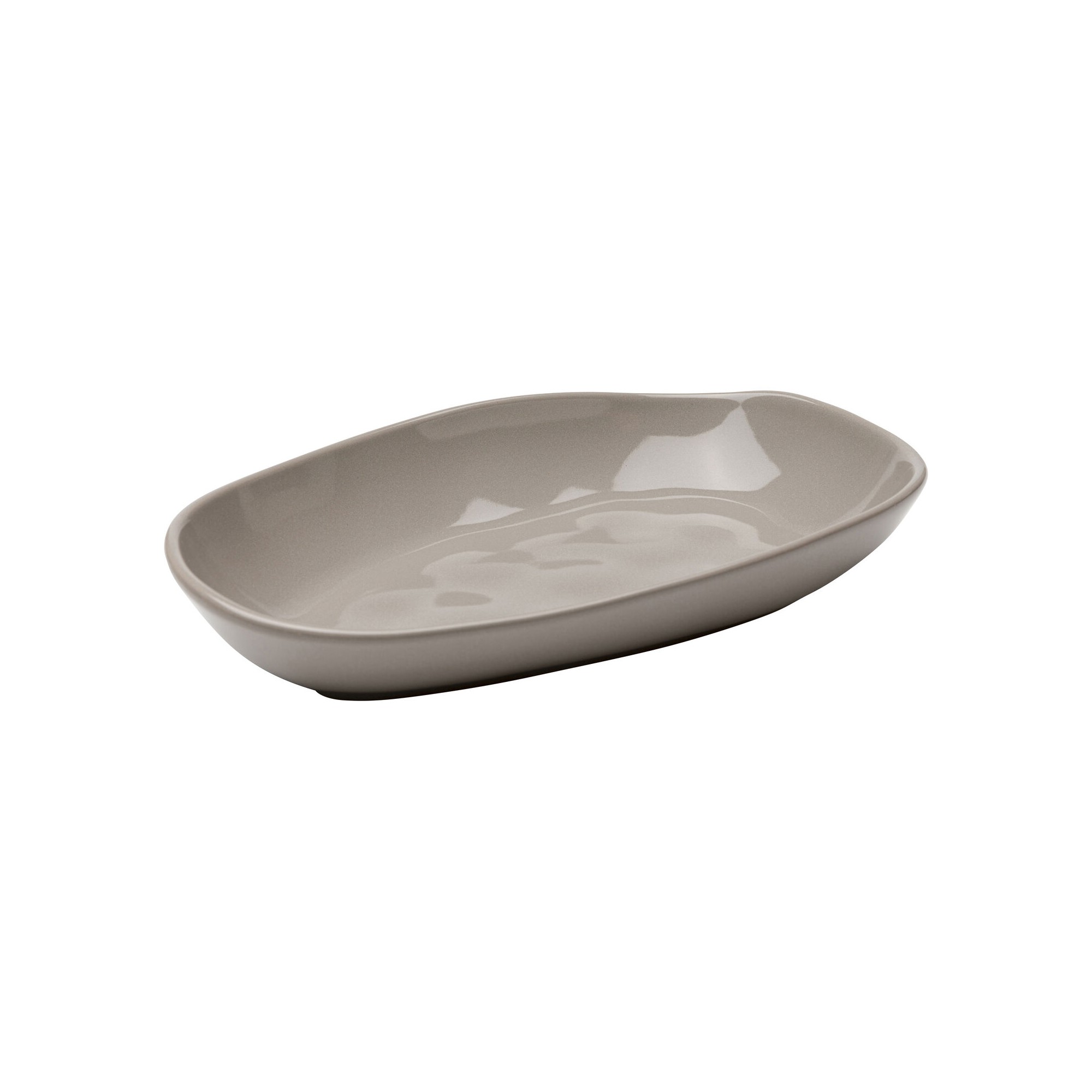 Assiettes Organic 25cm taupe set de 4 Kare Design