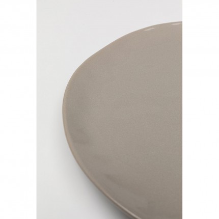 Assiettes Organic 26cm taupe set de 4 Kare Design