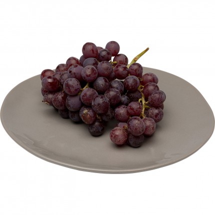 Assiettes Organic 26cm taupe set de 4 Kare Design