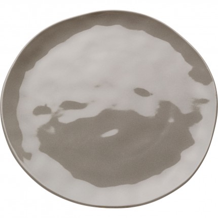 Assiettes Organic 26cm taupe set de 4 Kare Design
