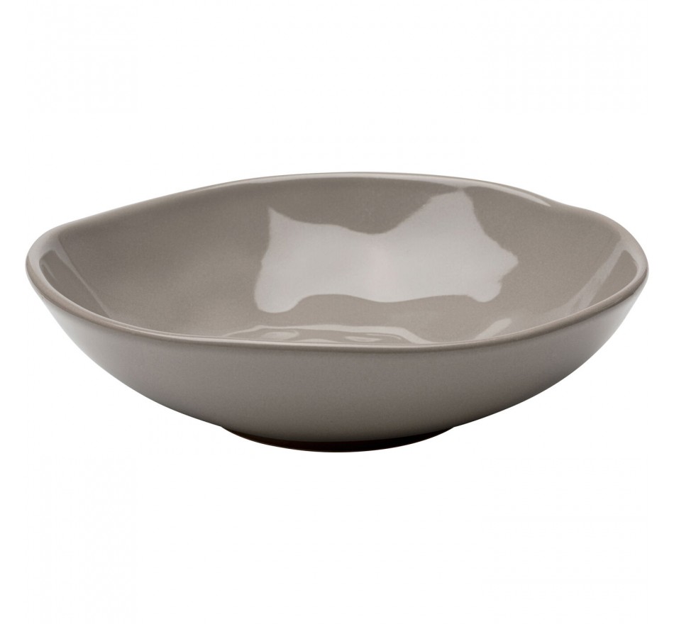 Assiettes creuses Organic 22cm taupe set de 6 Kare Design Assiettes creuses Organic 22cm taupe set de 6 Kare Design