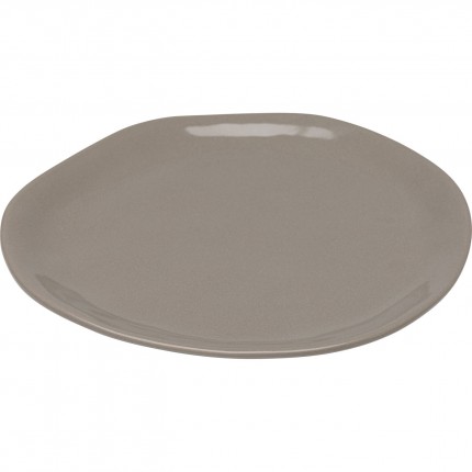 Assiettes Organic 20cm taupe set de 4 Kare Design