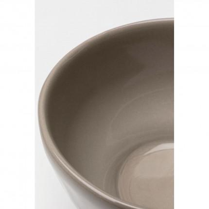 Bols Organic 15cm taupe set de 4 Kare Design