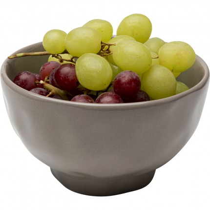 Bols Organic 15cm taupe set de 4 Kare Design