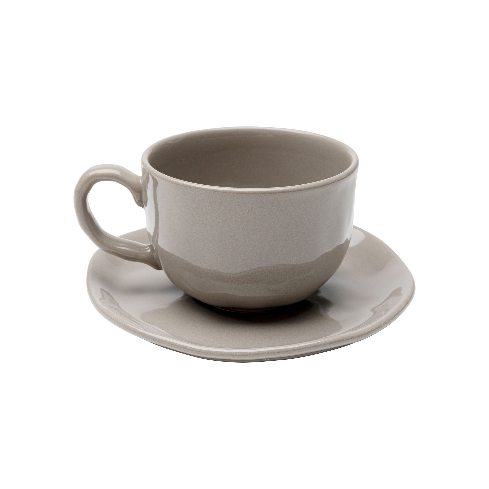 Tasses à café Organic taupe set de 4 Kare Design
