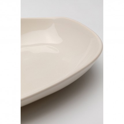 Assiettes Organic 25cm crème set de 4 Kare Design