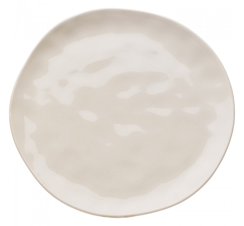 Assiettes Organic 26cm crème set de 4 Kare Design Assiettes Organic 26cm crème set de 4 Kare Design