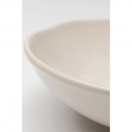 Assiettes creuses Organic 22cm crème set de 4 Kare Design