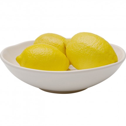 Assiettes creuses Organic 22cm crème set de 4 Kare Design