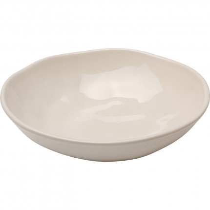 Plate Deep Organic Ø22cm cream (6/Set) Kare Design