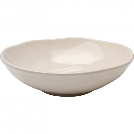 Assiettes creuses Organic 22cm crème set de 4 Kare Design
