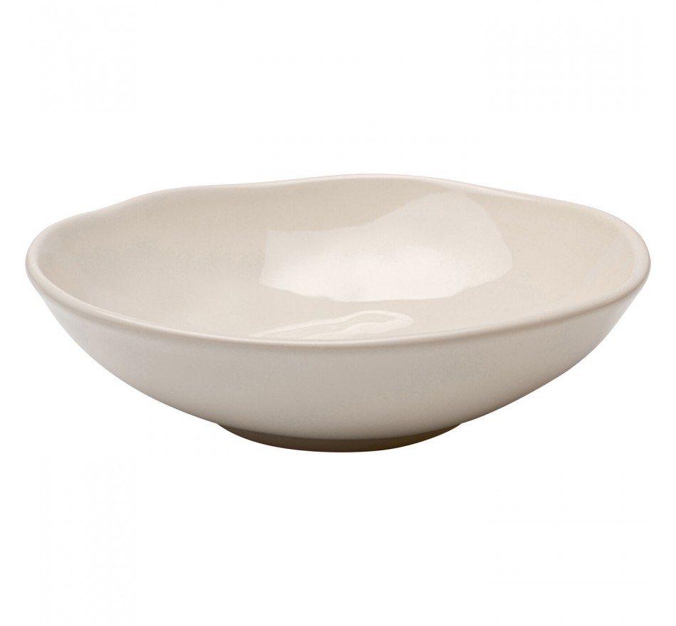 Assiettes creuses Organic 22cm crème set de 6 Kare Design Assiettes creuses Organic 22cm crème set de 6 Kare Design