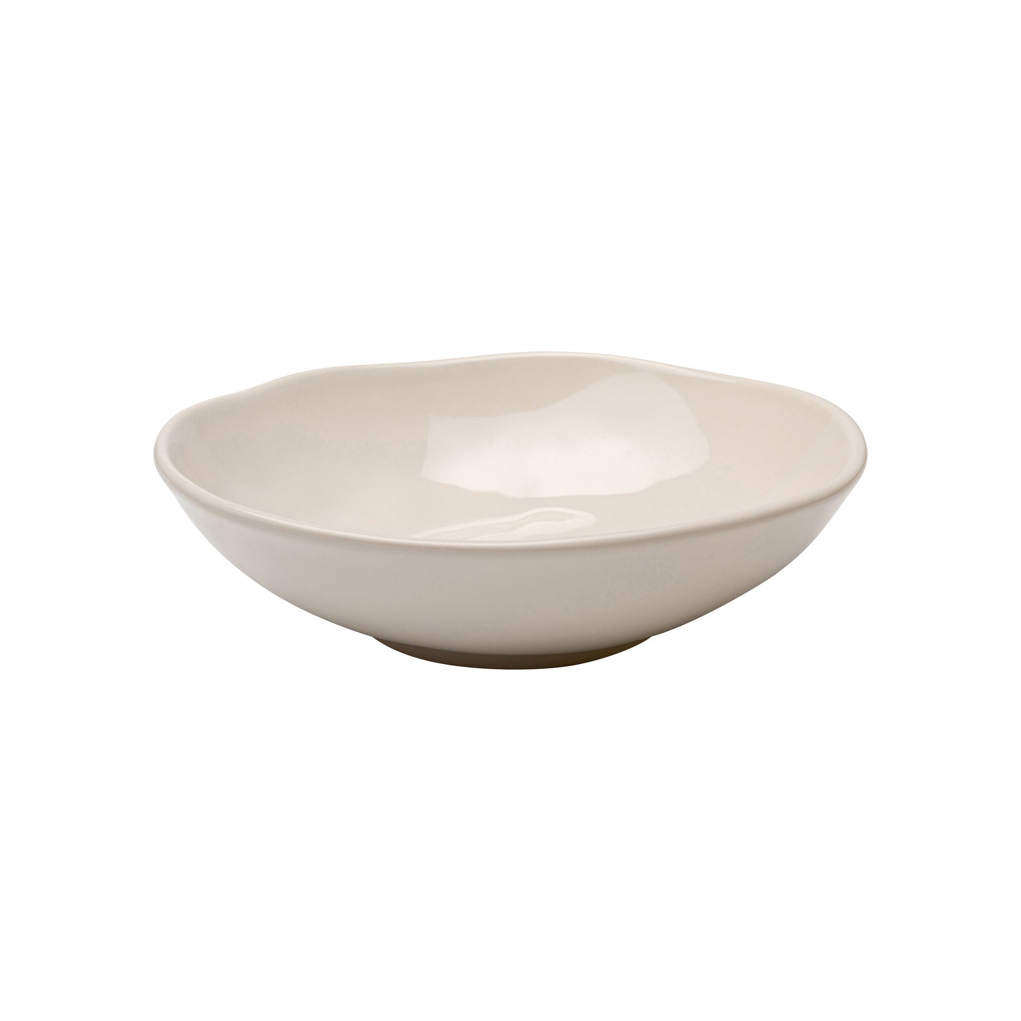 Assiettes creuses Organic 22cm crème set de 4 Kare Design