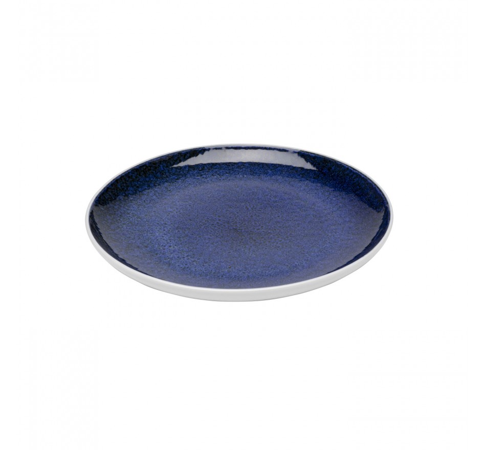 Assiettes Partito 22cm bleues set de 6 Kare Design Assiettes Partito 22cm bleues set de 6 Kare Design