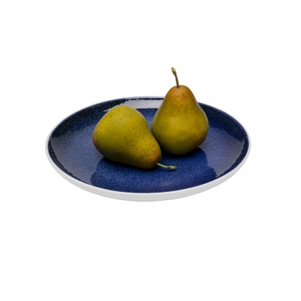 Assiettes Partito 22cm bleues set de 6 Kare Design Assiettes Partito 22cm bleues set de 6 Kare Design