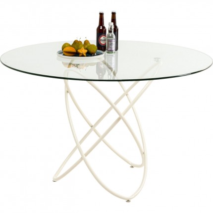 Table Molekular Ø120cm beige Kare Design