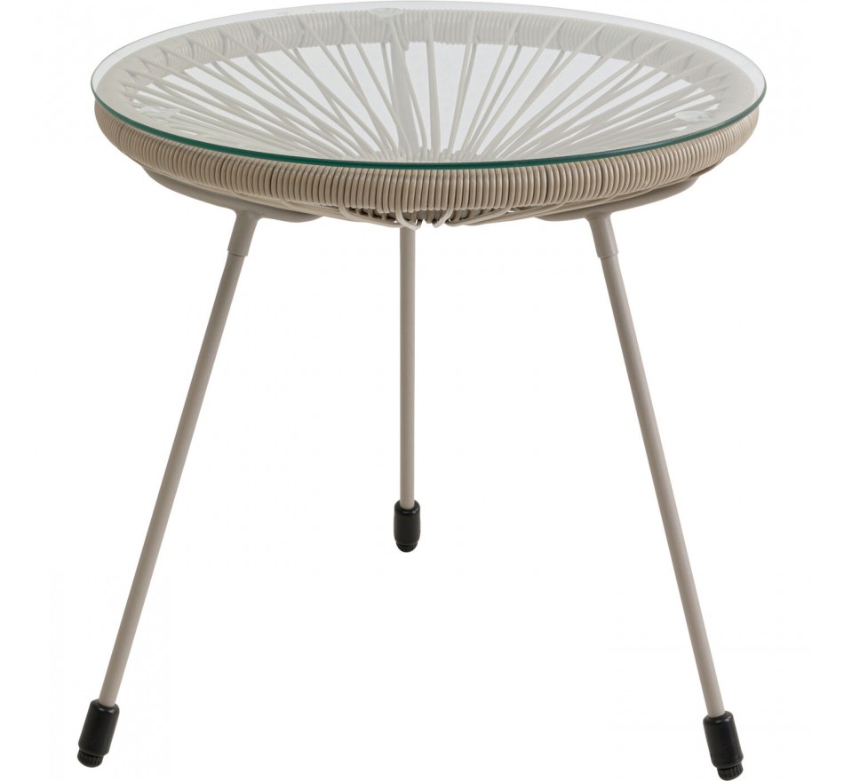 Outdoor Side Table Acapulco Mono beige Kare Design Outdoor Side Table Acapulco Mono beige Kare Design