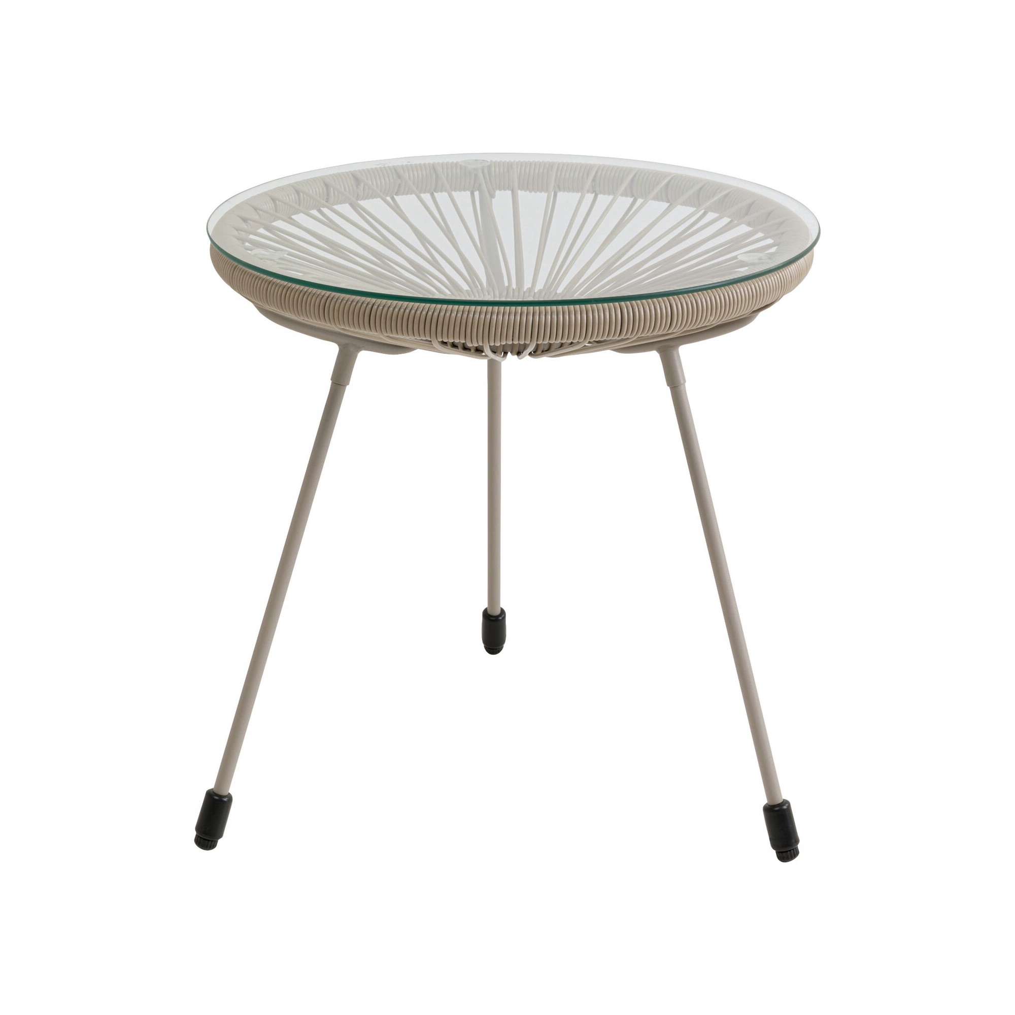 Table d'appoint Acapulco Mono beige Kare Design