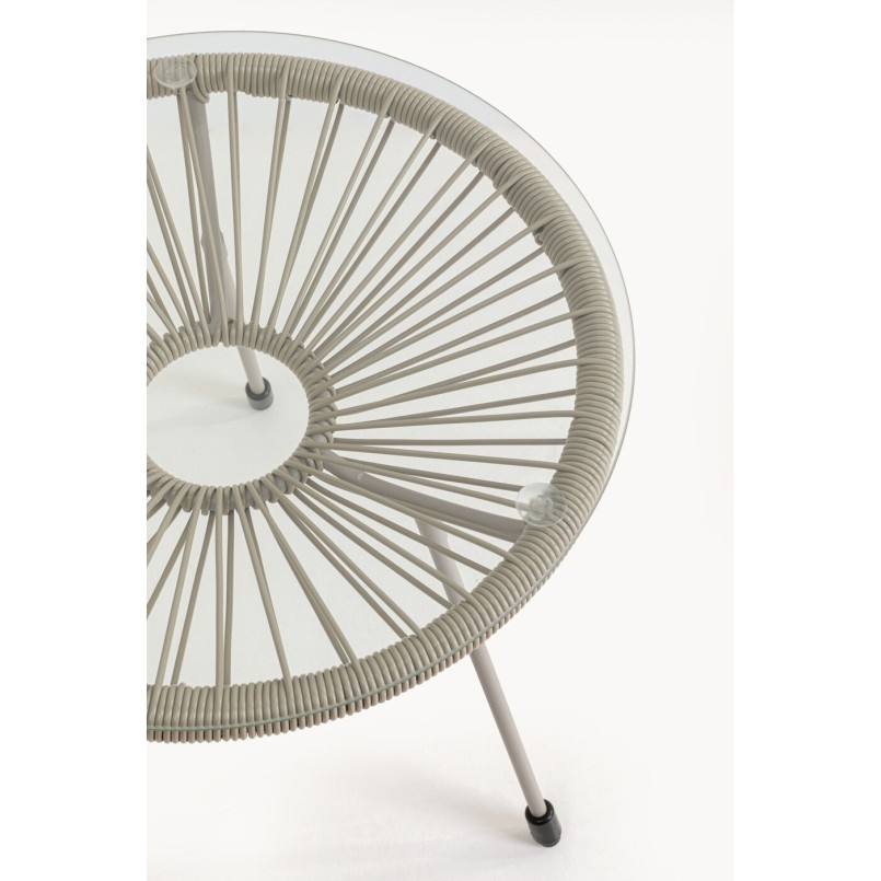 Outdoor Side Table Acapulco Mono beige Kare Design