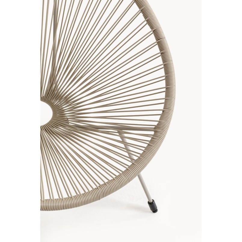 Fauteuil de jardin beige - Acapulco Mono - Kare Design